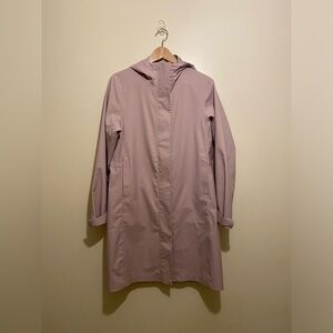 Uniqlo Women's Light Purple Hooded Trench Coat. Size S